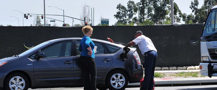 this is a picture of roadside assistance in Carmichael, CA